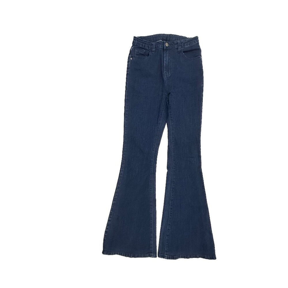Shein Flare Women's size 4 Dark Wash Blue Denim jeans
